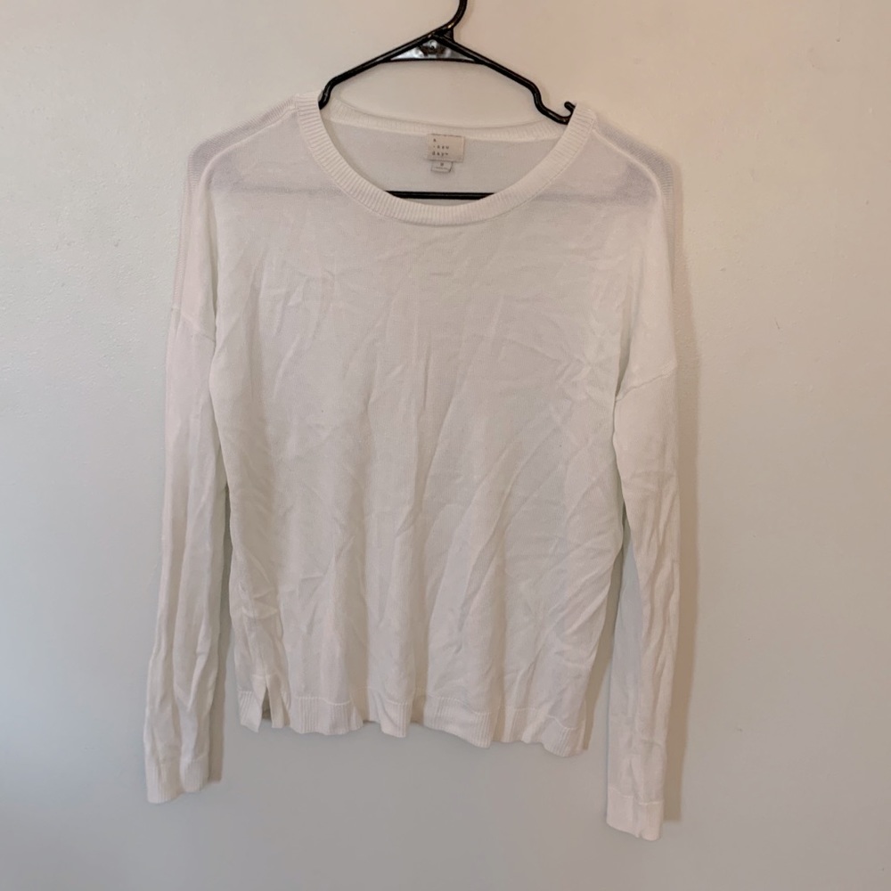 White sweater